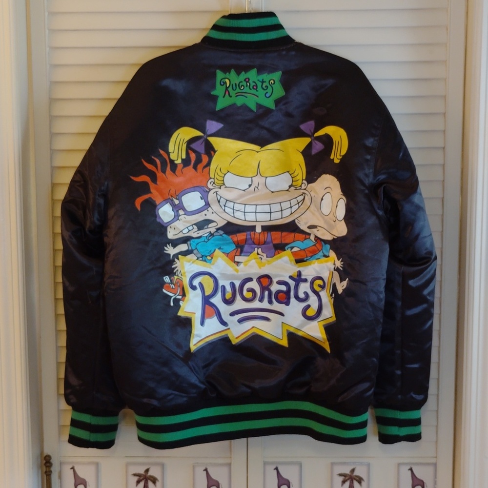 EUC**Rugrats 100% Satin Bomber Jacket - Picture 2 of 9